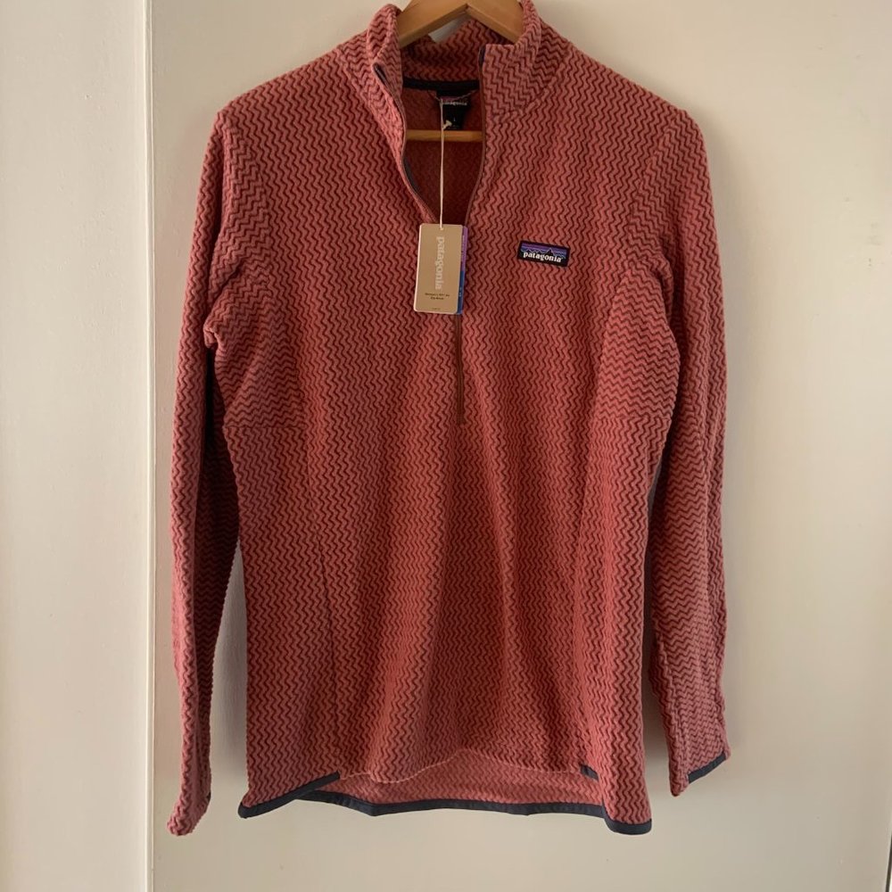 Patagonia Women's R1® Air Zip-Neck Fleece Size L NWT